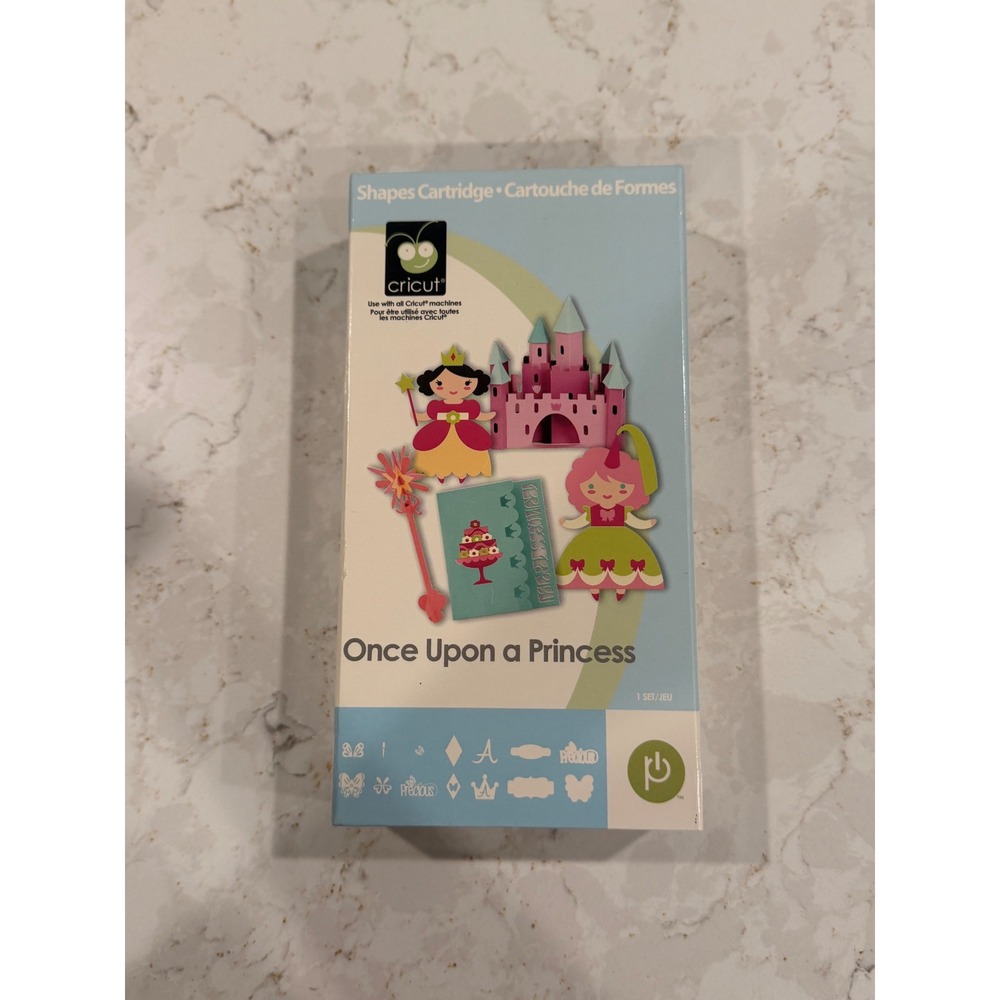 Cricut Once Upon a Princess Shapes Cartridge 2000096 Fairytale Paper Doll Castle